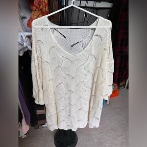 Crochet bathing suit cover up